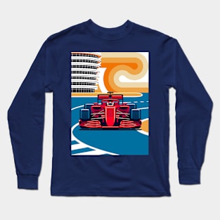 Formula Race Car in Bahrain Long Sleeve T-Shirt